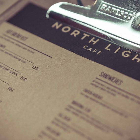 North Light Menu Design